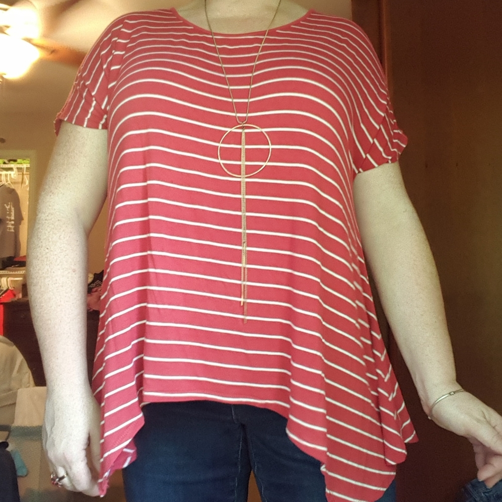 Lane Bryant SharkBite Tee size 14